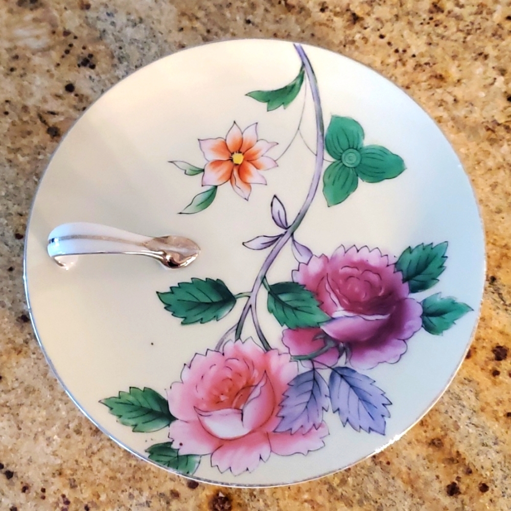 Vintage Noritake hand painted lemon server